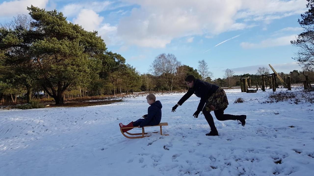 Chalet Op De Veluwe # Berk Putten Eksteriør billede